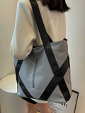 Vvsha Fashion Women's Tote Shoulder Bag Casual Designer Large Capacity Handbag For Women 2022 New Simple Solid Female Shopper Bags