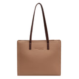 Vvsha Square Tote Bag For Women Pure Color Large Capacity Shopper Shoulder Bags 2023 Luxury Designer Handbag Female Business Briefcase