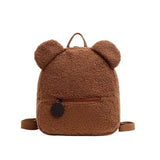 Bear Backpacks  Portable Children Travel Shopping Rucksacks Women's Cute Bear Shaped Shoulder Backpack
