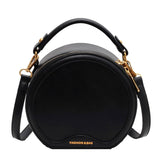 Vvsha Vintage Style Round Handbags For Women 2023 Autumn New Luxury Designer Handbag Gradient Color Big Capacity Crossbody Bag Female