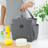 Vvsha Lunch Bags For Girls Men Food Storage Keep Warm Students Carry Bag Lunchbag Child Mother Lunch Box For School Portable Handbag