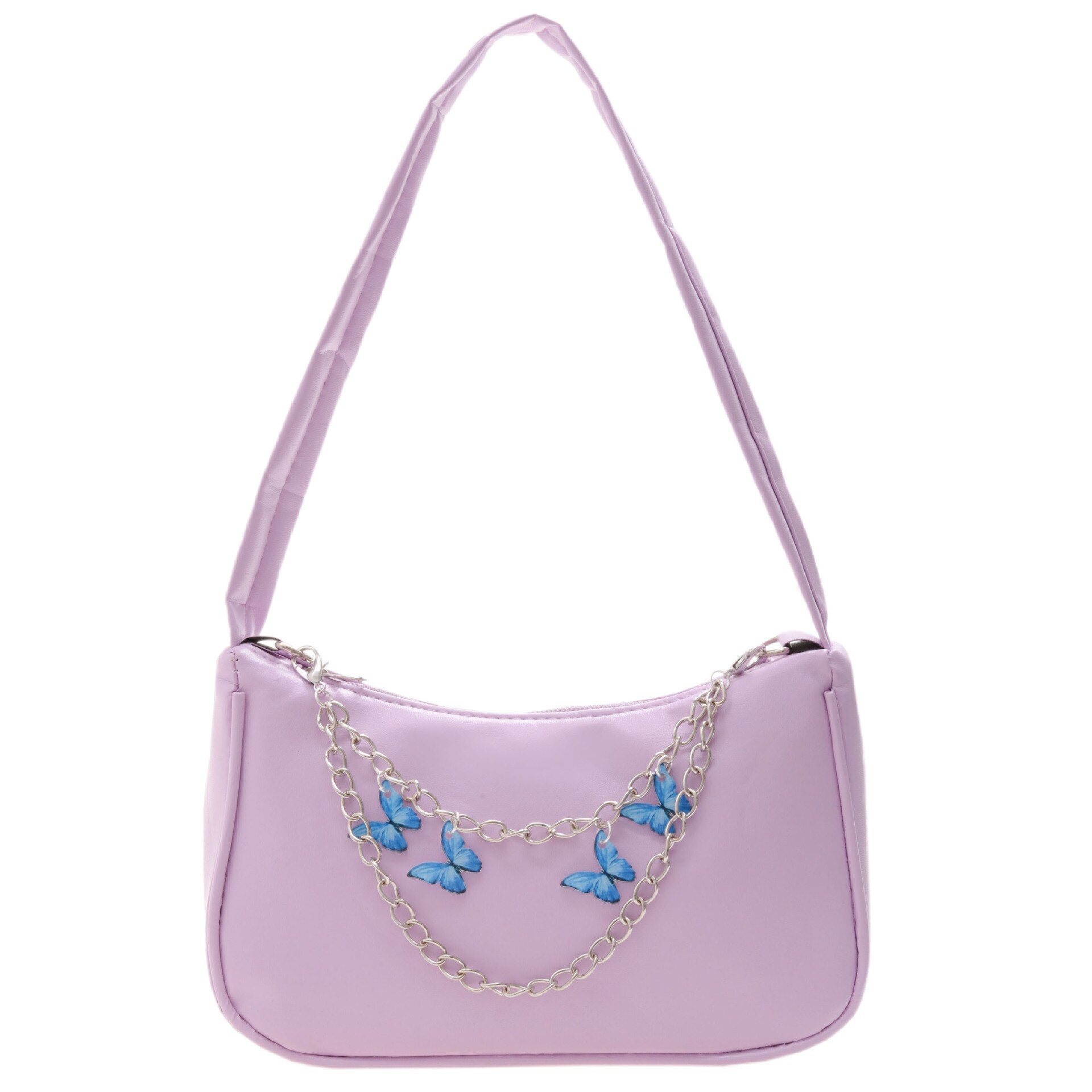 Women‘s Handbag Butterfly Chain Bag New Luxury Designer 2022 Trend Armpit Bag Candy Color Female Shoulder Bag Ladies Shopper
