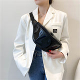 Vvsha Fashion New Women Transparent Waist Bag PVC Fanny Hip Pack Girls Lady Candy Color Phone Pouch Shoulder Chest Bag Bum Belt Bag