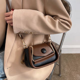 Vvsha Top Handle Female Crossbody Bag Luxury Pu Leather Shoulder Bag All Match Designer Handbags Women's Small Flap Messenger Bag Sac