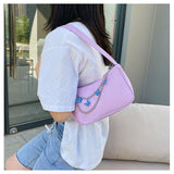 Women‘s Handbag Butterfly Chain Bag New Luxury Designer 2022 Trend Armpit Bag Candy Color Female Shoulder Bag Ladies Shopper