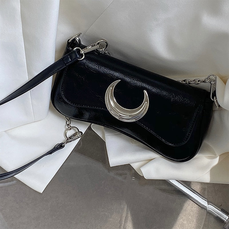 Y2K Mini Canvas Women's Bag Black Handbags Casual Shoulder Cross