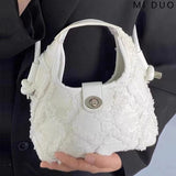 Graduation Gift Retro Denim Women's Hobos Shoulder Bag Fashion Design Ladies Tassel Messenger Bags Simple Female Small Clutch Purse Handbags