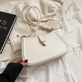 Small Solid Color PU Leather Shoulder Bags for Women 2022 Hit Fashion Handbags Travel Lady Trendy Brand Luxury Crossbody Bags