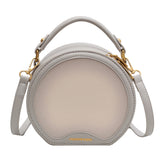 Vvsha Vintage Style Round Handbags For Women 2023 Autumn New Luxury Designer Handbag Gradient Color Big Capacity Crossbody Bag Female