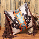 Vvsha Woman Bags Hand-made Canvas Linen Women's Beach One-shoulder carry canvas ethnic style print large capacity,Crossbody for 2023