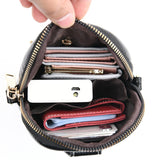 Vvsha Vintage PU Leather Shoulder Bag Women Mini Crossbody Bag Shopping Messenger Bag Mobile Phone Purse Lady Handbag Bolso